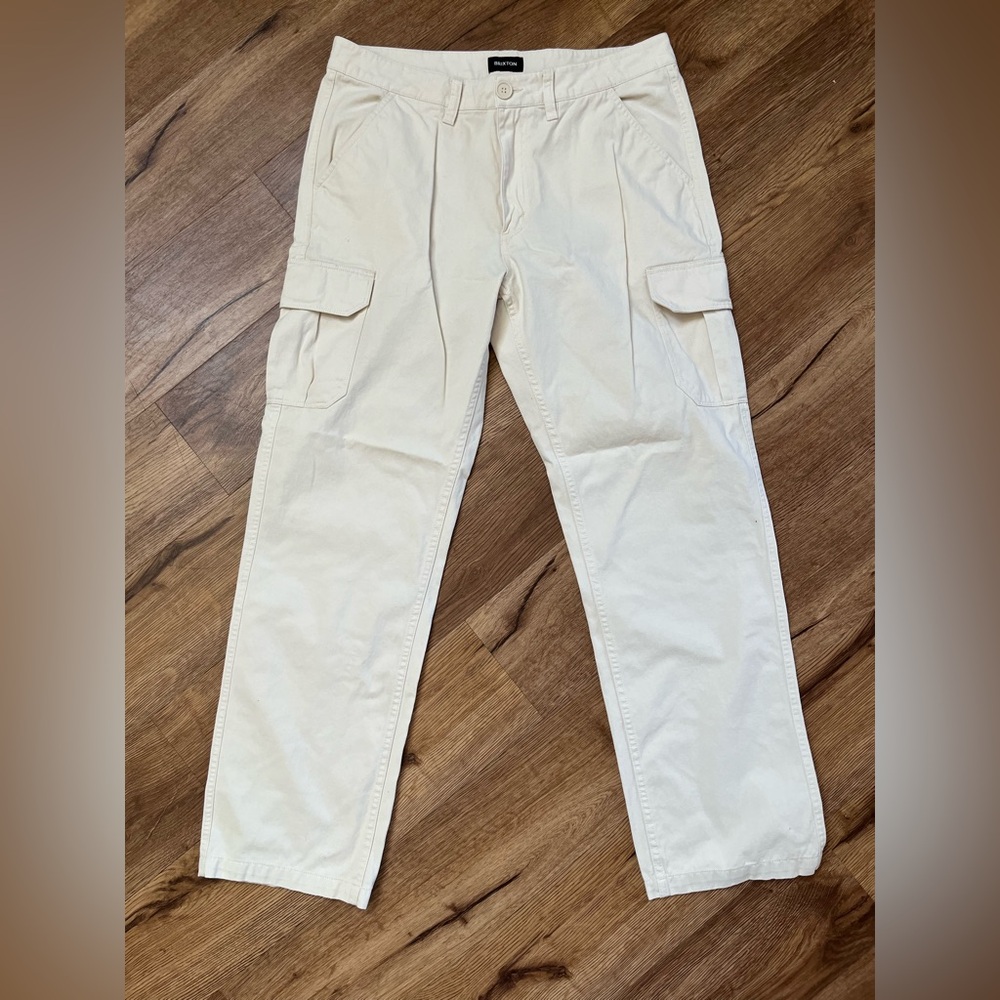 Brixton Men's Light Tan Cargo Pants